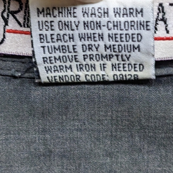 Bridge Gate Women's Size B0 Charcoal Light Black Button Down Blouse Shirt Top - Picture 9 of 9